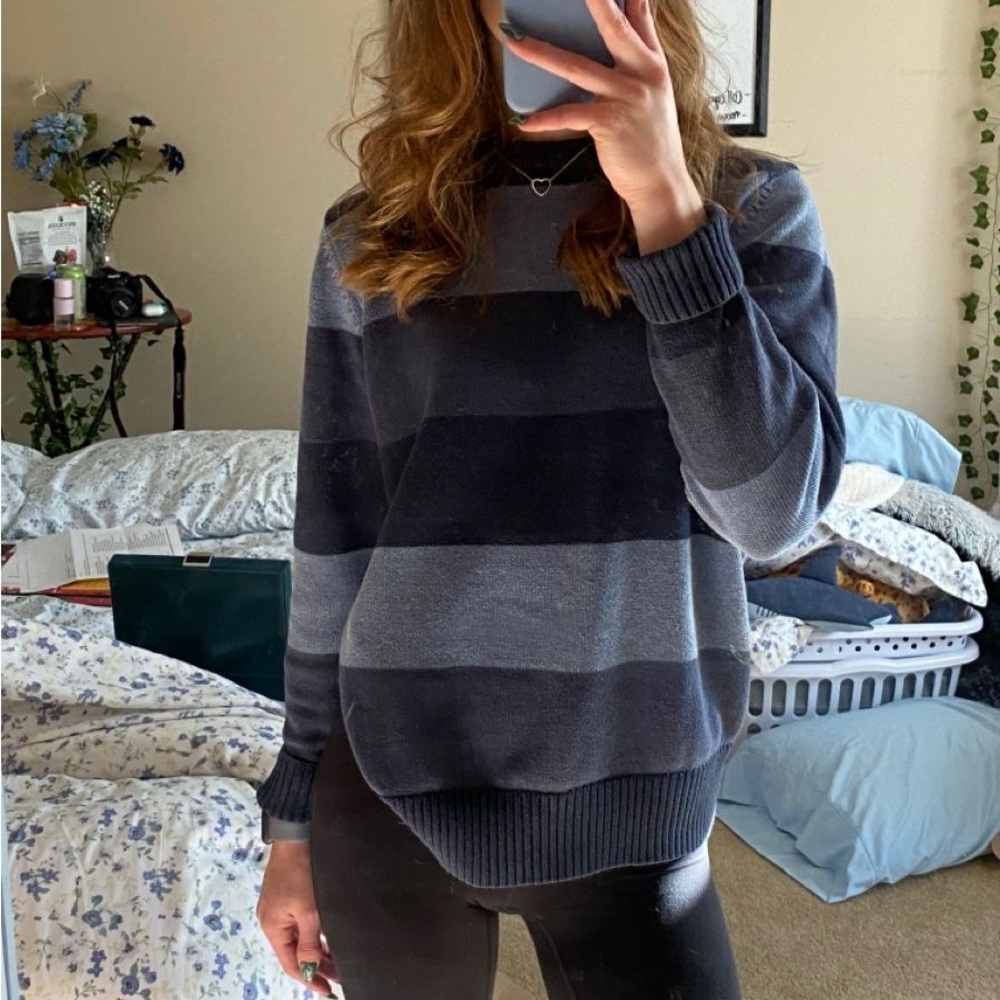 Blue Oversized Sweater